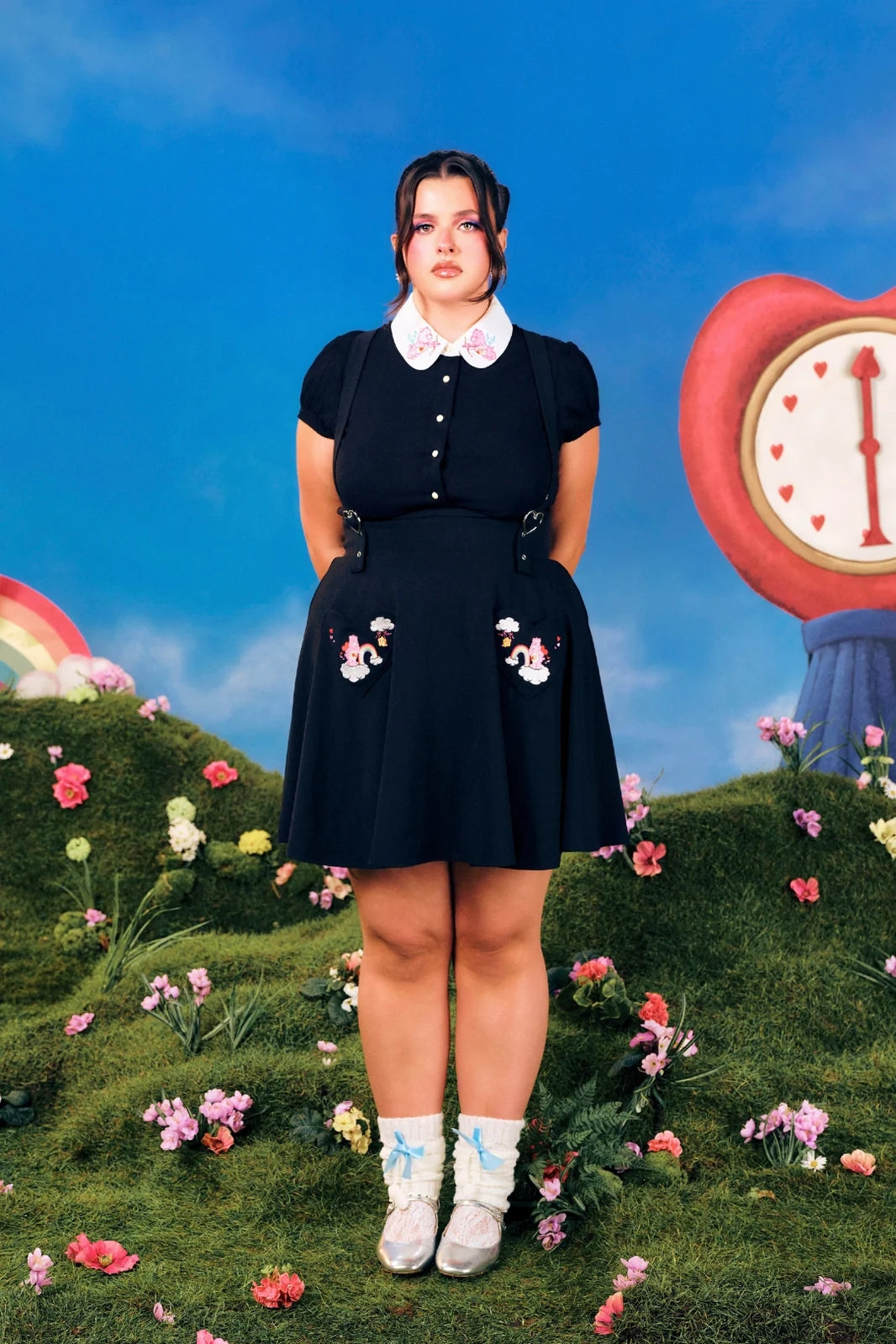 Hell Bunny x Care Bears: Love-A-Lot Skirt