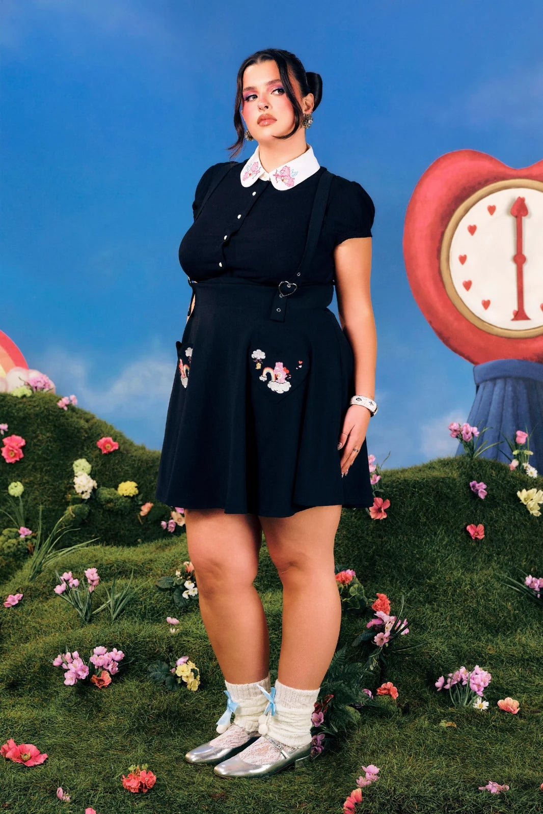 Hell Bunny x Care Bears: Love-A-Lot Skirt