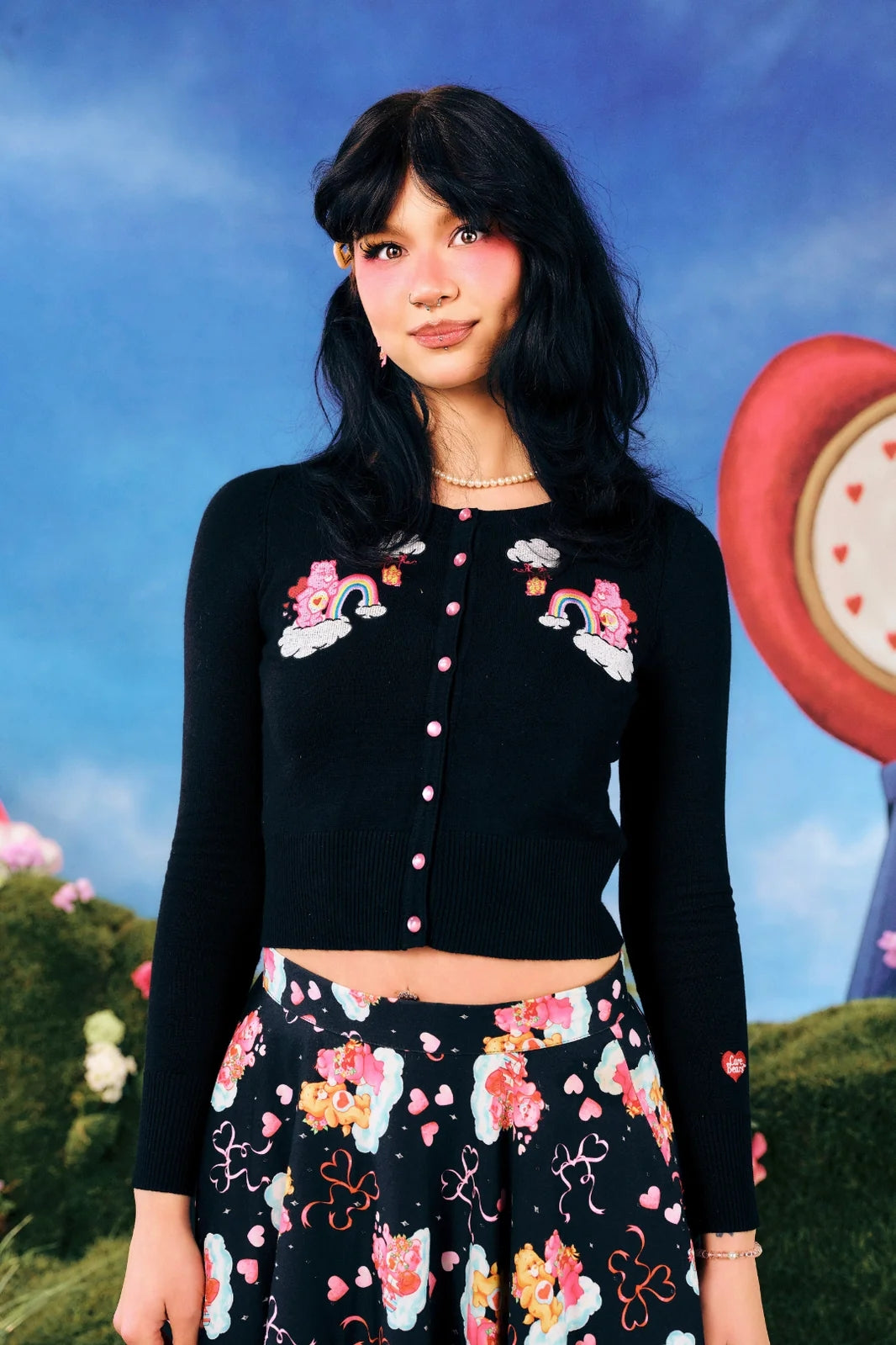 Hell Bunny x Care Bears: Love-A-Lot Cardigan