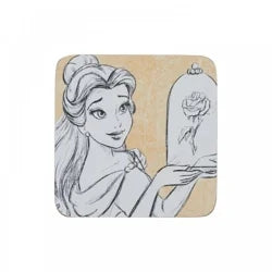 Beauty and The Beast: Love Blooms Coaster Set