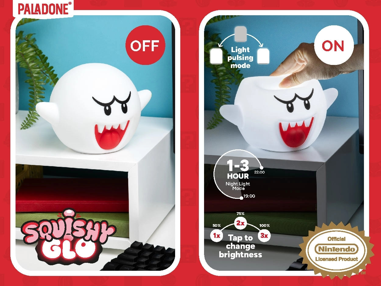 Super Mario: Boo Squishy Glo Light