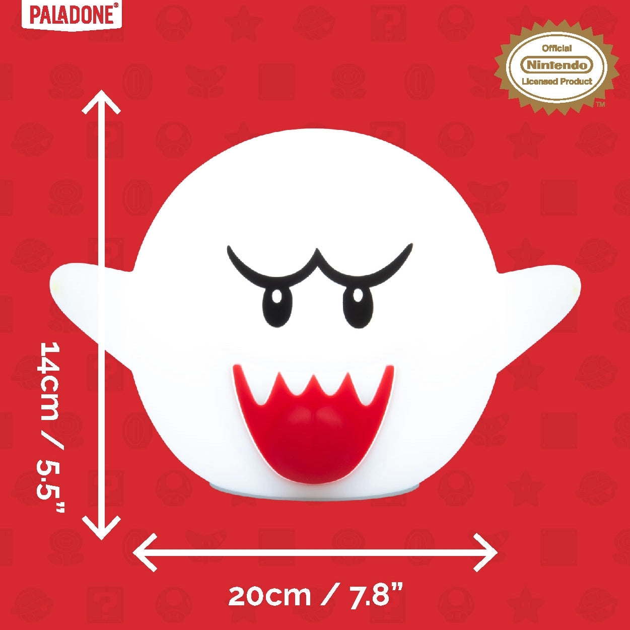 Super Mario: Boo Squishy Glo Light