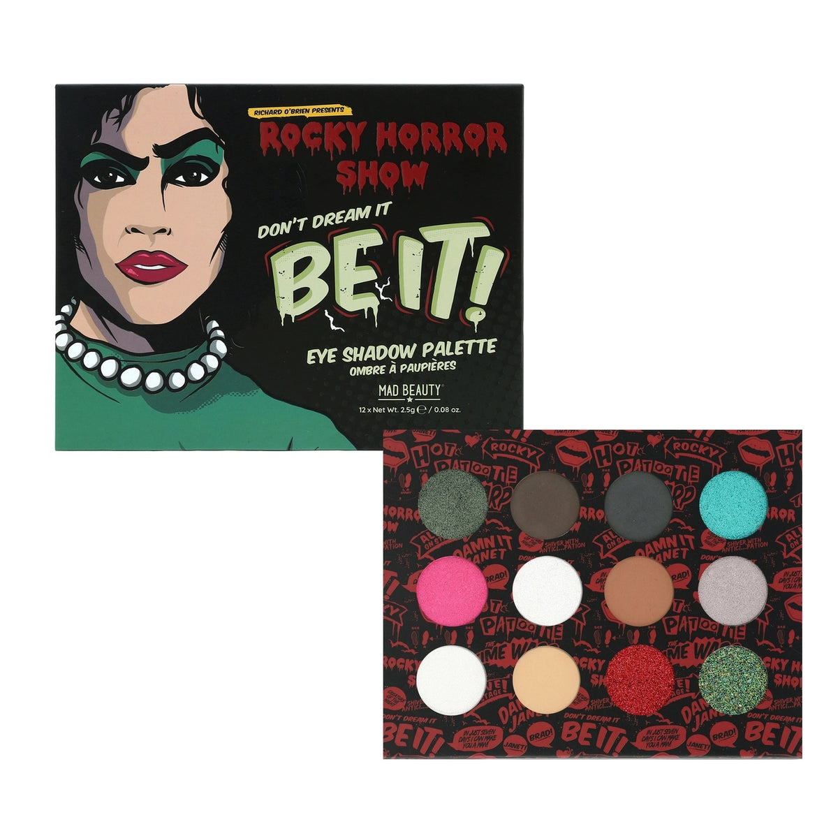 The Rocky Horror Picture Show x Mad Beauty: BE IT! Eyeshadow Palette