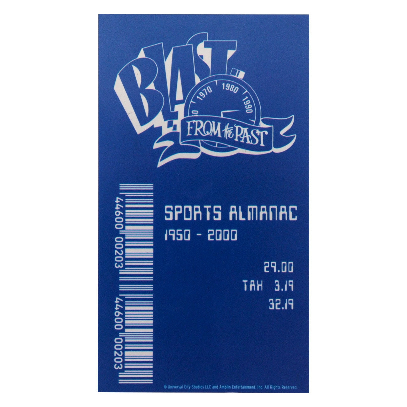 Back To The Future: Limited Edition - Sport Almanac Ingot