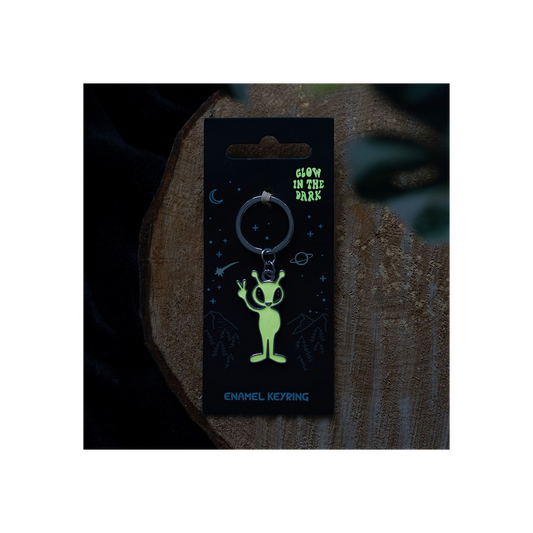 Camp Cryptid: Glow in the Dark Alien Keyring