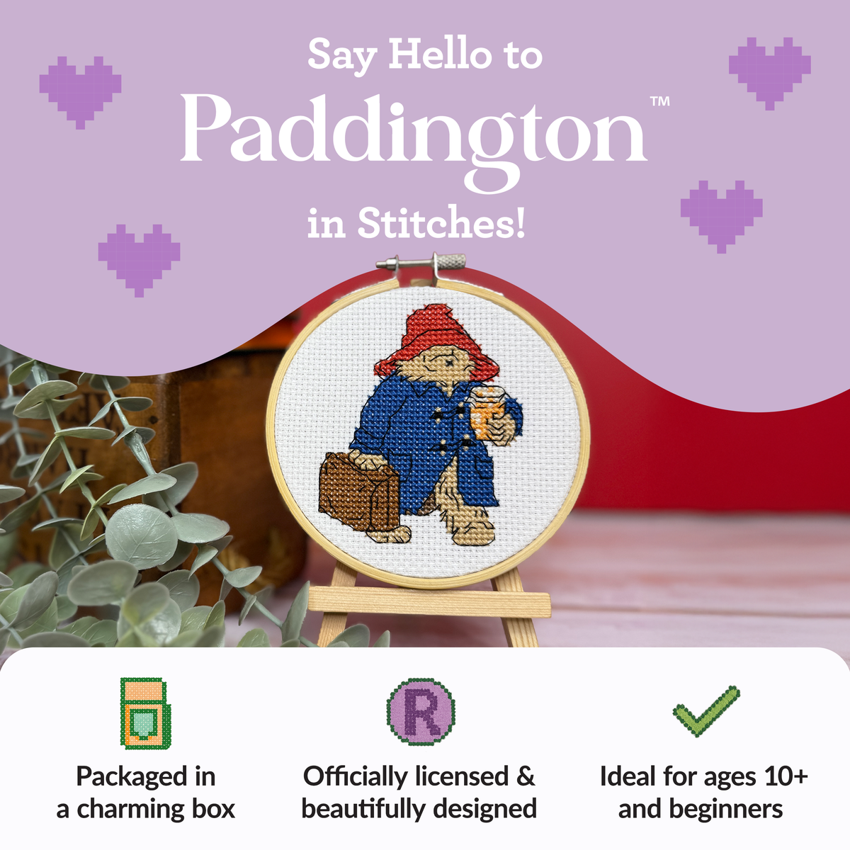 Paddington: The Journey Begins - Mini Cross Stitch Kit