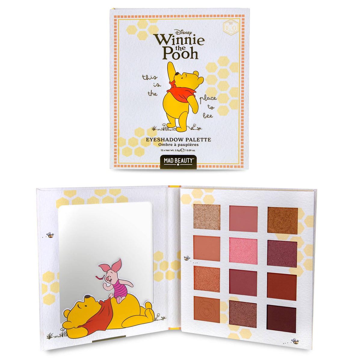 Disney's Winnie the Pooh x Mad Beauty: 100th Anniversary Eyeshadow Palette