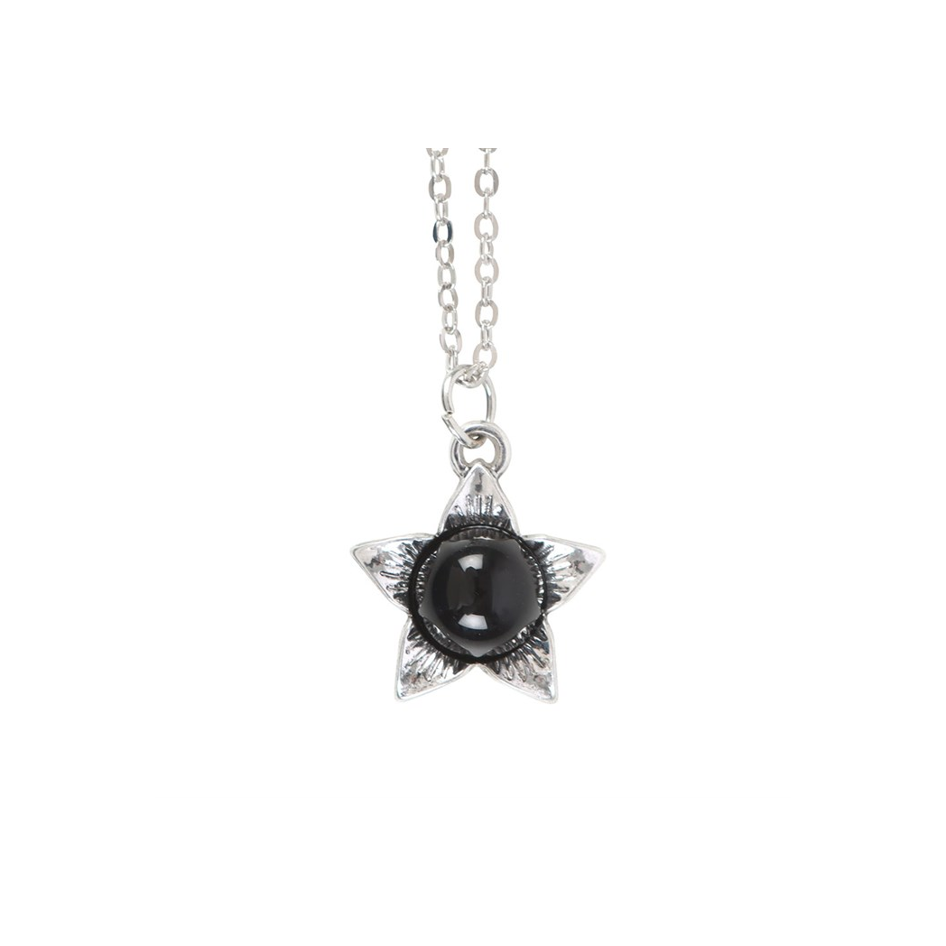 Venom & Vines: Deadly Nightshade Necklace on a Greeting Card
