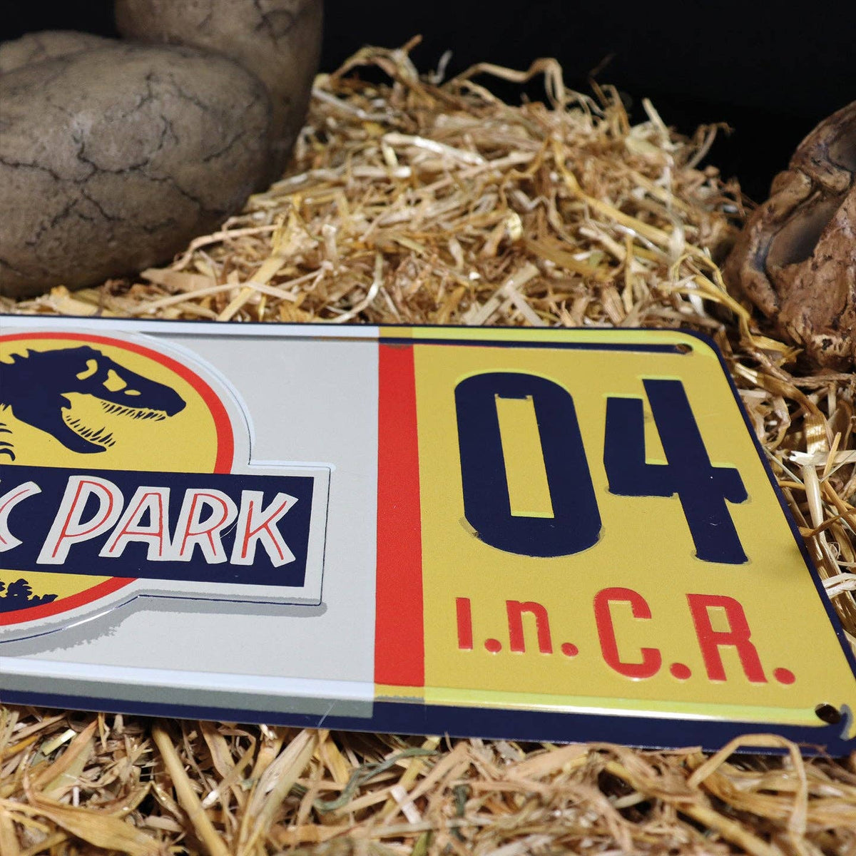 Jurassic Park: Replica Number Plate Tin Sign