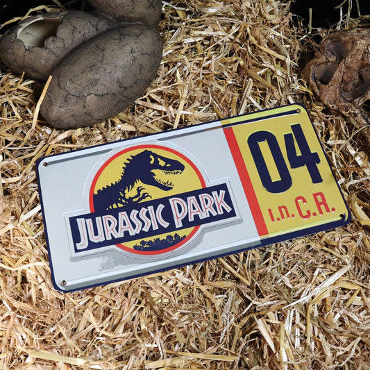 Jurassic Park: Replica Number Plate Tin Sign