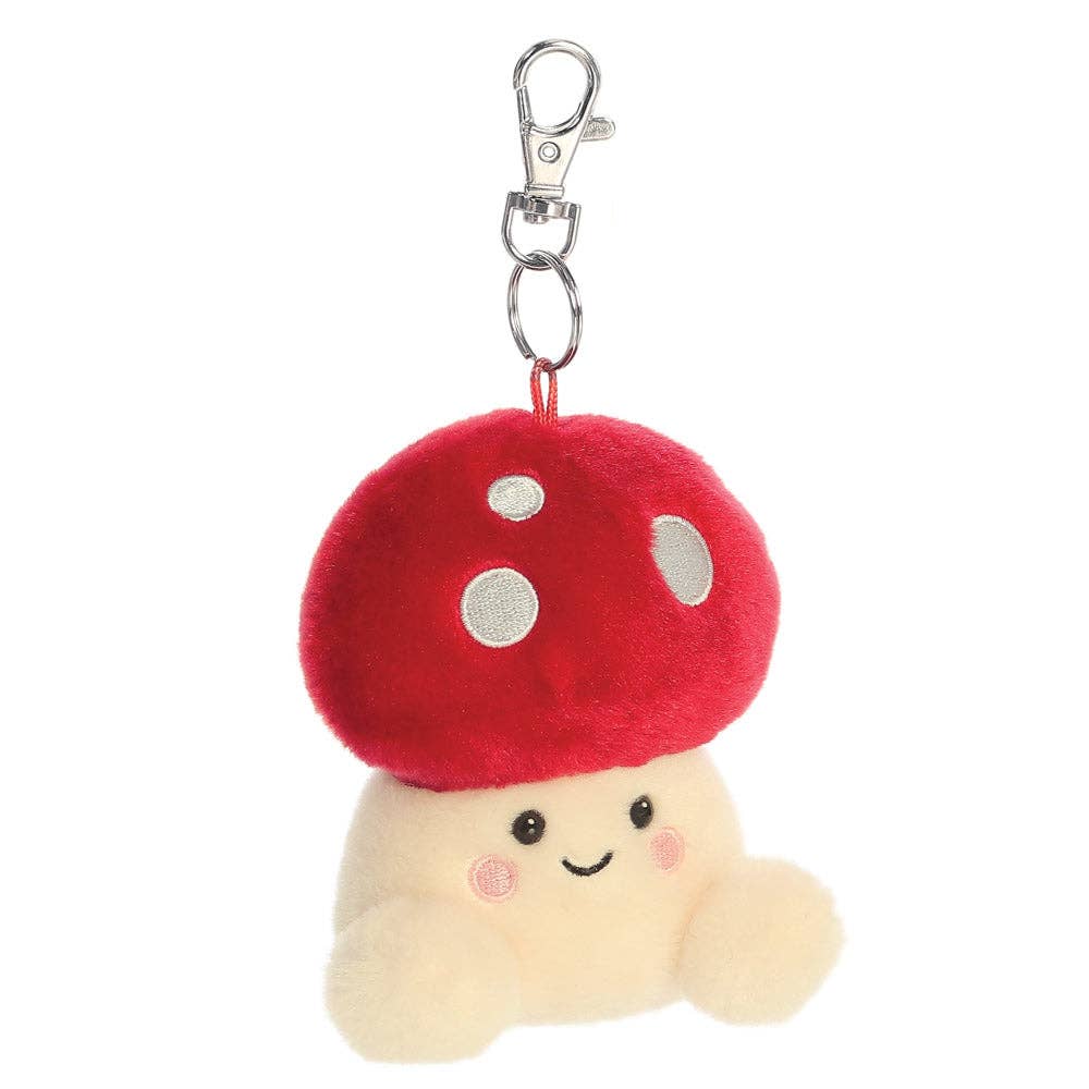 Palm Pals: Amanita Mushroom Clip-On Keychain