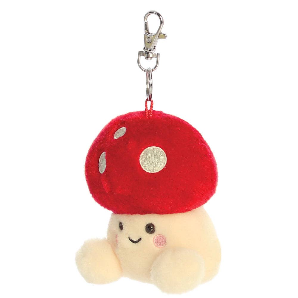 Palm Pals: Amanita Mushroom Clip-On Keychain