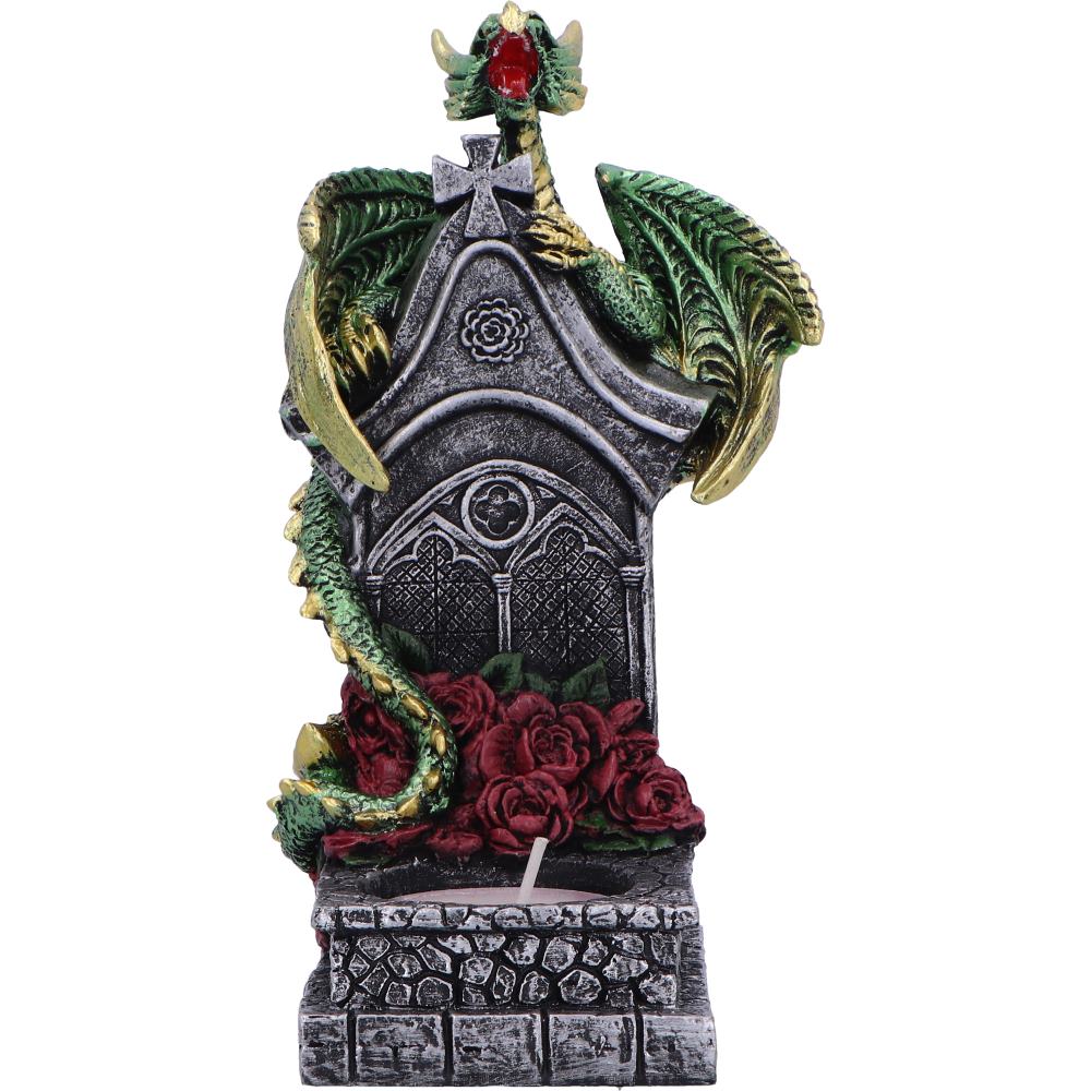 Nemesis Now: Light of the Green Dragon Tealight Holder